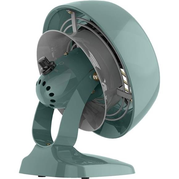 VFAN Mini Classic Personal Vintage Air Circulator Fan, Green - Picture 3 of 6